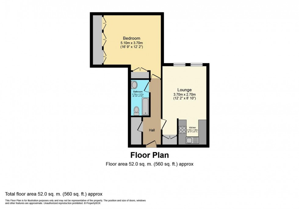 Floorplan for Station Road, Lancaster, LA1