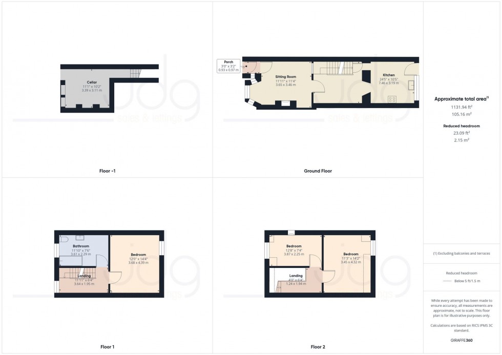 Floorplan for Windermere Road, Lancaster, LA1
