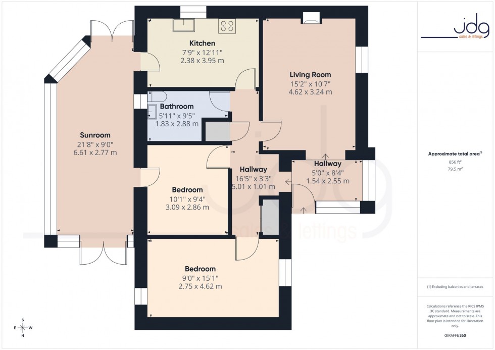 Floorplan for Brookfield Close, Bolton Le Sands, LA5