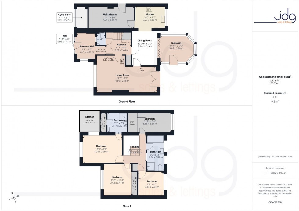 Floorplan for Bay Horse Drive, Lancaster, LA1