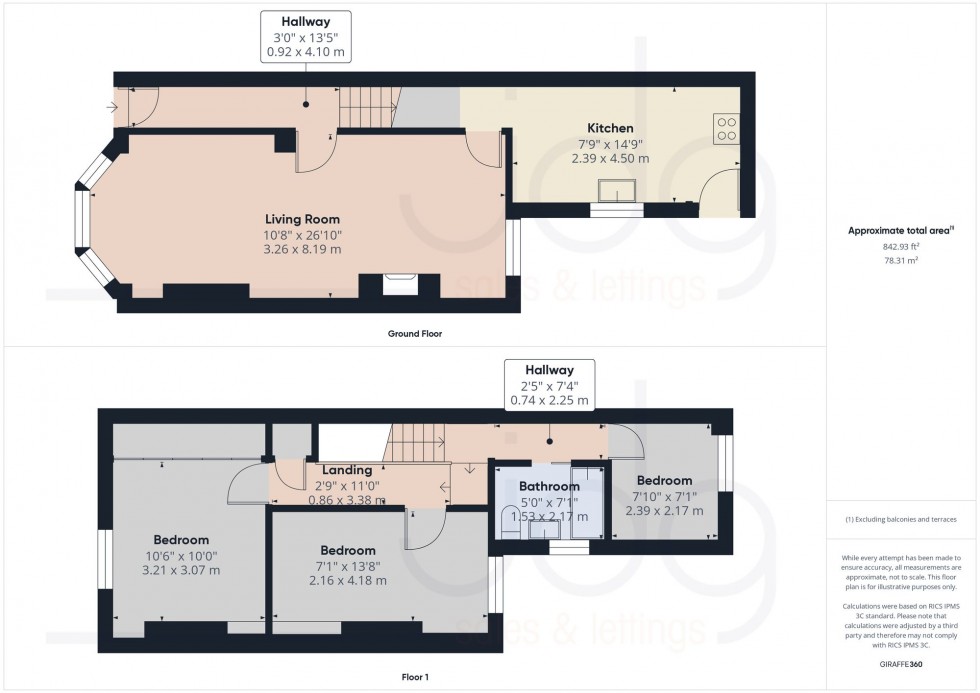 Floorplan for Chatsworth Road, Lancaster, LA1
