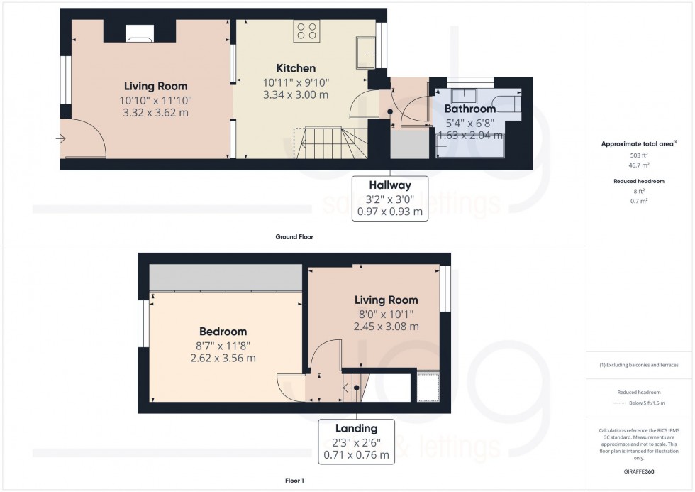 Floorplan for Westham Street, Lancaster, LA1