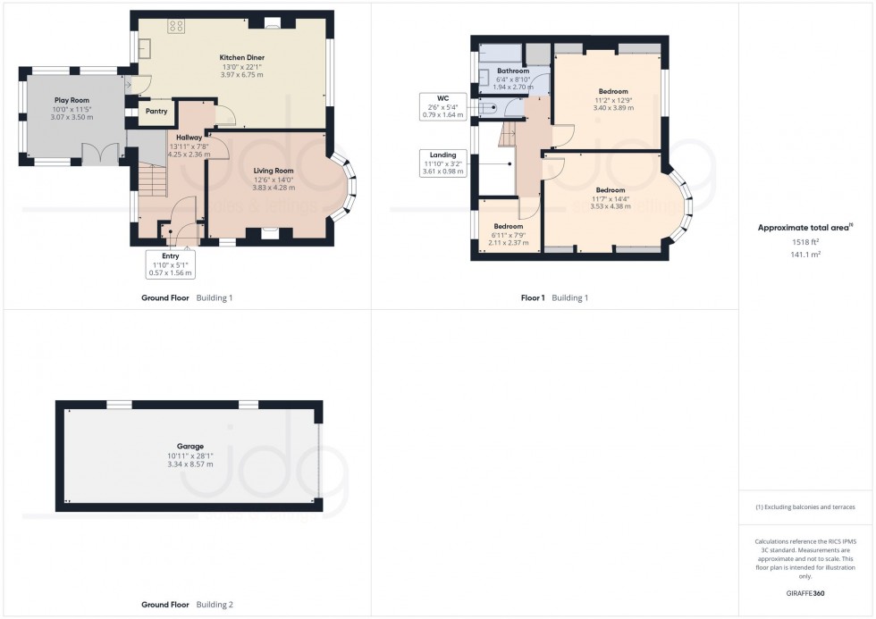 Floorplan for Barton Road, Lancaster, LA1