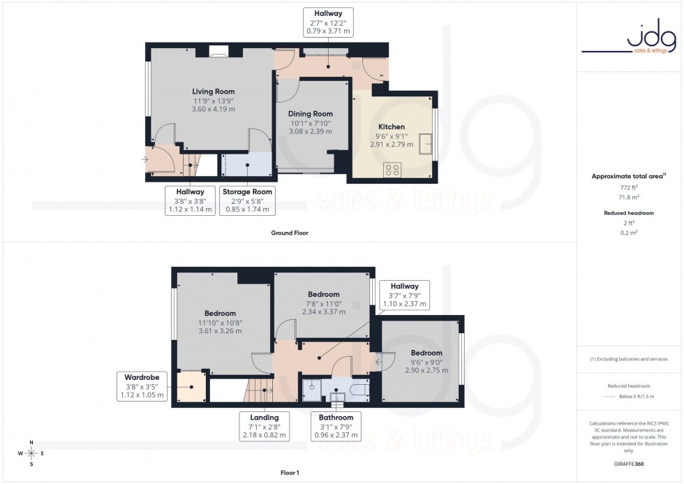 Floorplan for Dorrington Road, Lancaster, LA1