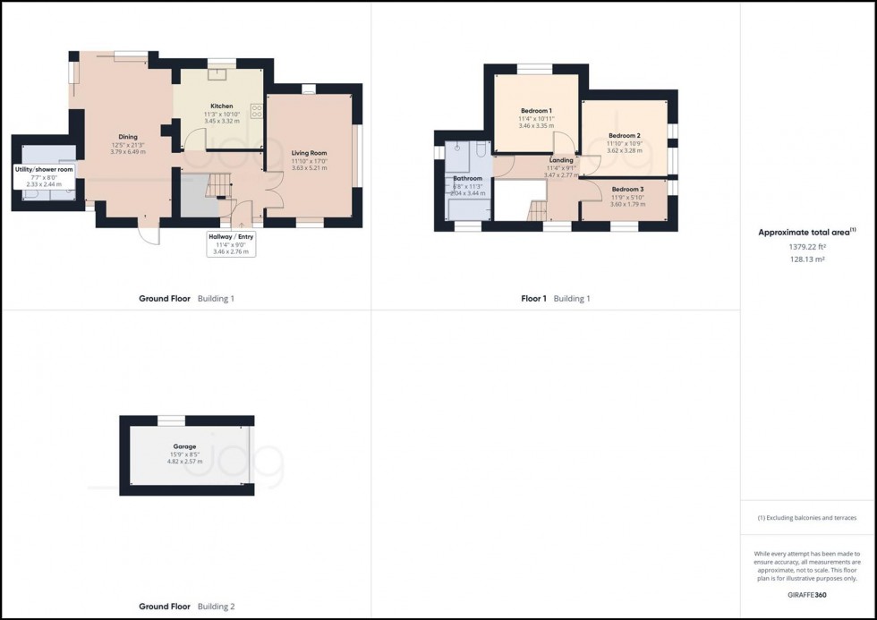 Floorplan for Sunnyside Close, Lancaster, LA1
