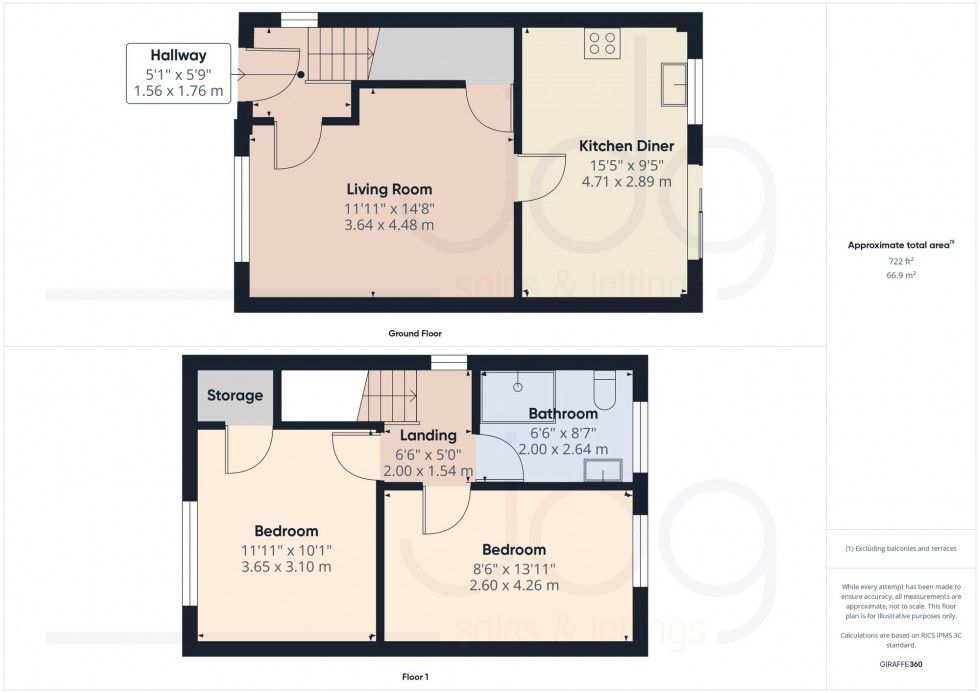 Floorplan for Torrisholme Road, Lancaster, LA1
