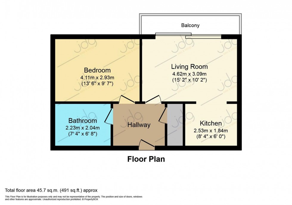 Floorplan for Robert Street, Lancaster, LA1
