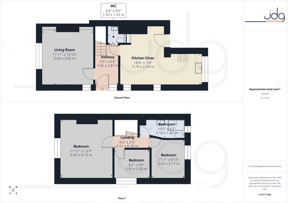 Floorplan for Norfolk Avenue, Heysham, LA3