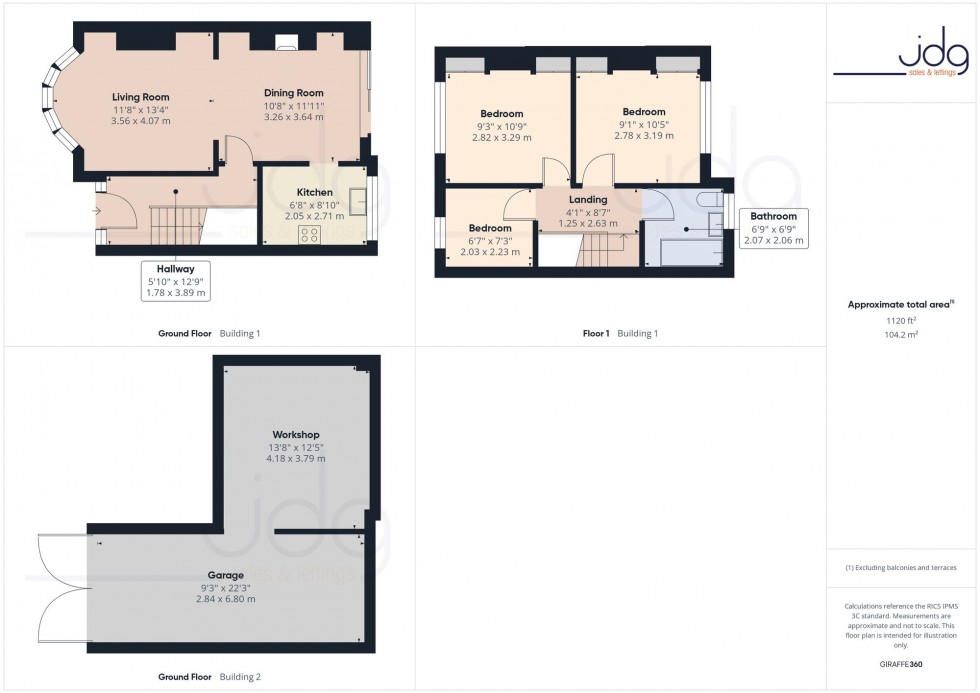 Floorplan for Laburnum Road, Lancaster, LA1