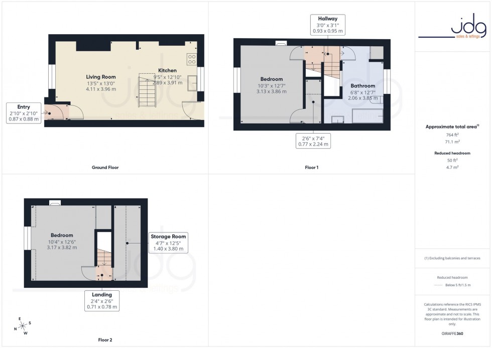 Floorplan for Primrose Street, Lancaster, LA1