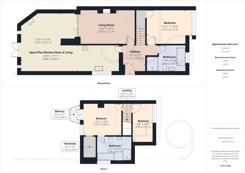 Floorplan for The Rise, Bolton Le Sands, LA5