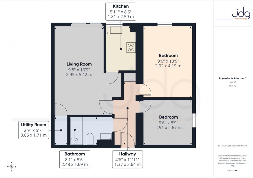 Floorplan for Alfred Street, St. Leonards Court Alfred Street, LA1