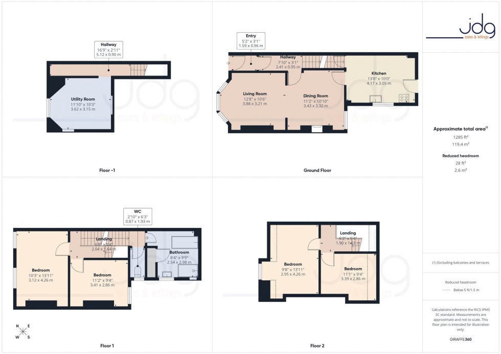 Floorplan for Central Drive, Morecambe, LA4