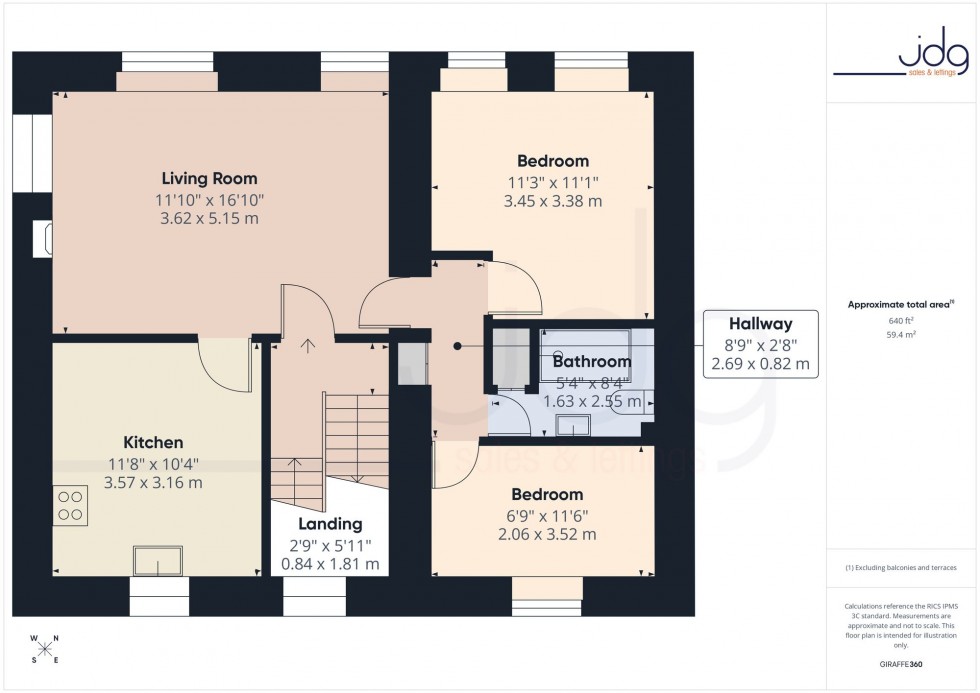 Floorplan for Castle Hill, Lancaster, LA1