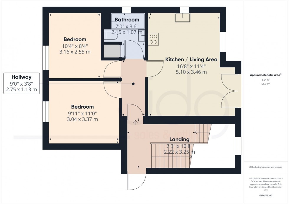 Floorplan for Fenton Street, Lancaster, LA1