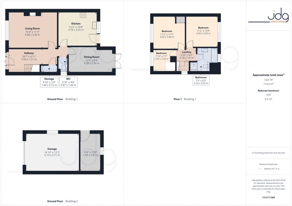 Floorplan for Steward Avenue, Lancaster, LA1