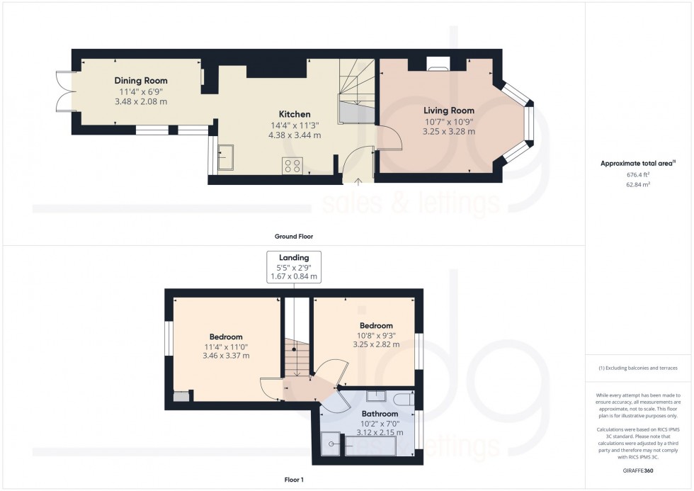 Floorplan for Dorrington Road, Lancaster, LA1