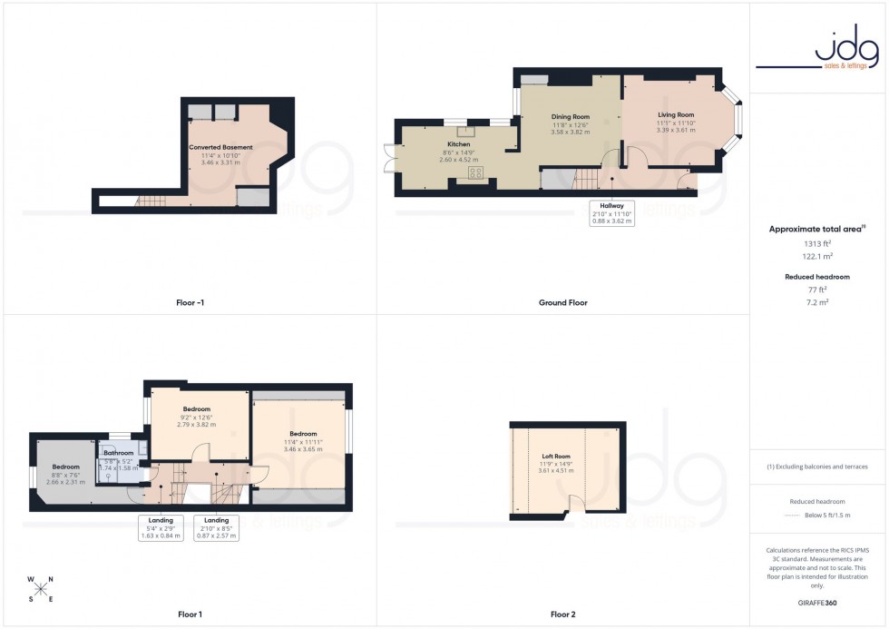 Floorplan for Vale Road, Lancaster, LA1