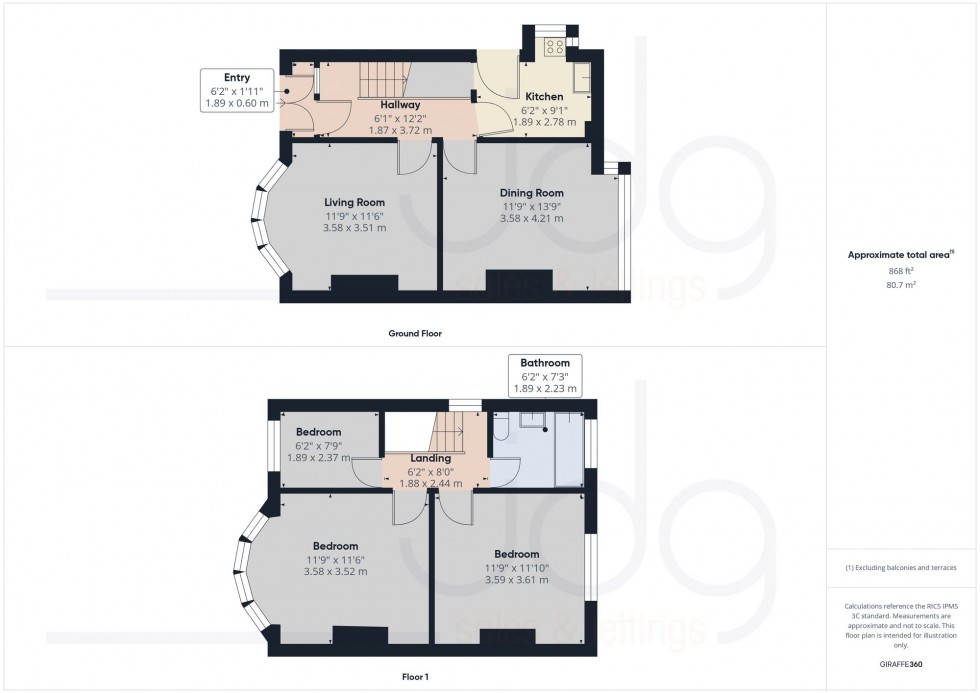 Floorplan for Knowlys Grove, Heysham, LA3
