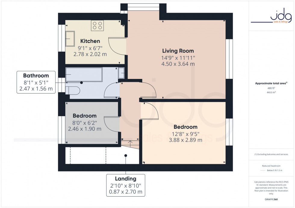 Floorplan for Lancambe Court, Lancaster, LA1