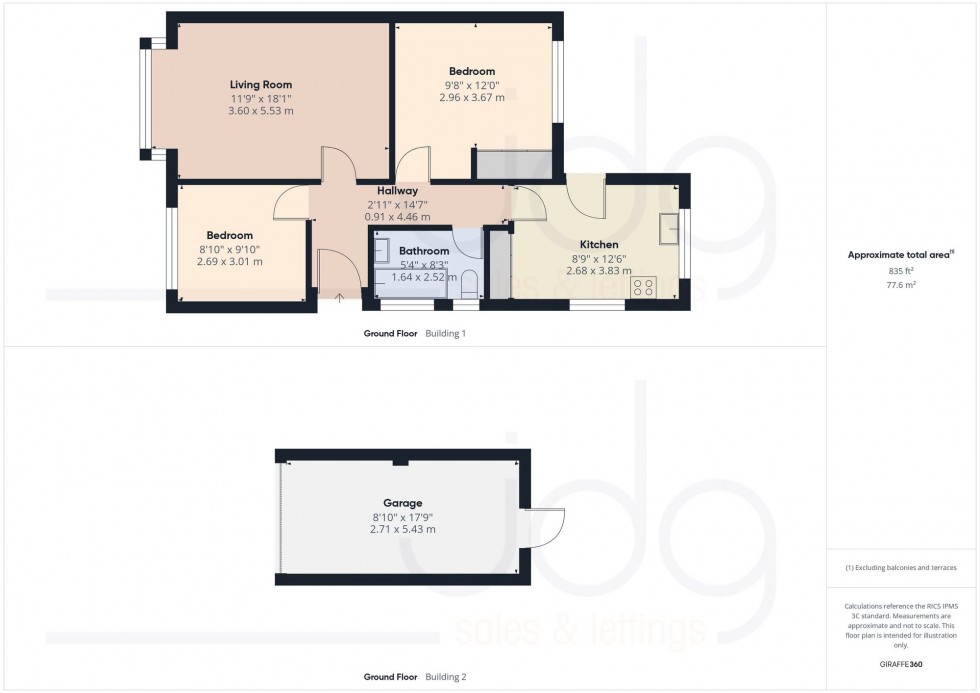 Floorplan for Sunnybank Road, Bolton Le Sands, LA5