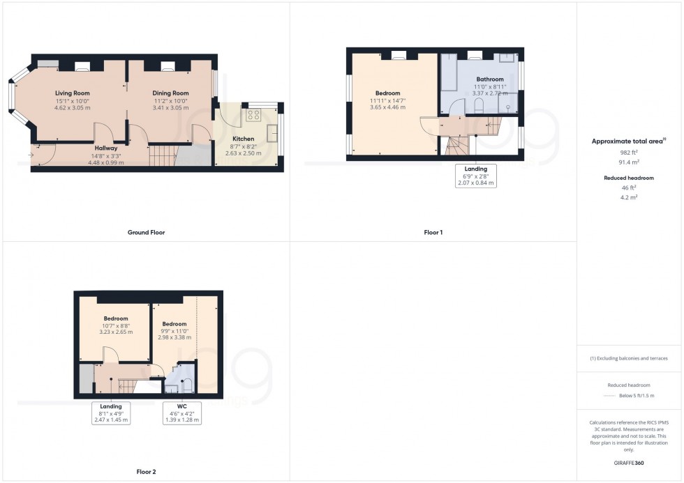 Floorplan for Osborne Road, Morecambe, LA4