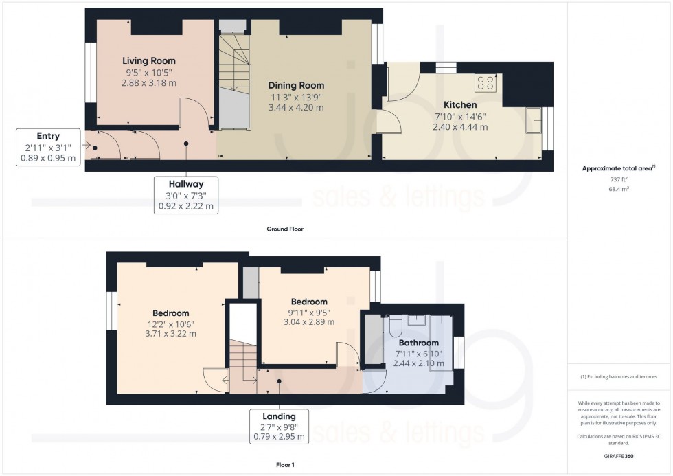 Floorplan for Avondale Road, Lancaster, LA1