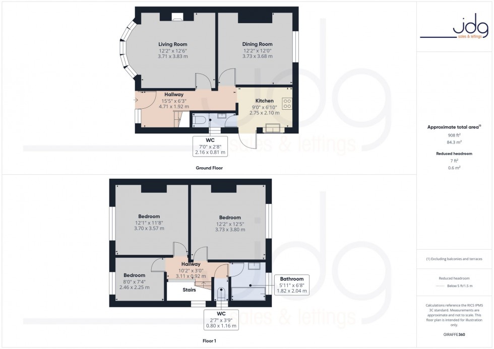 Floorplan for Fairfield Road, Heysham, LA3