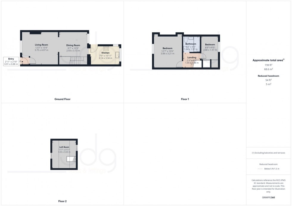Floorplan for Trafalgar Road, Lancaster, LA1