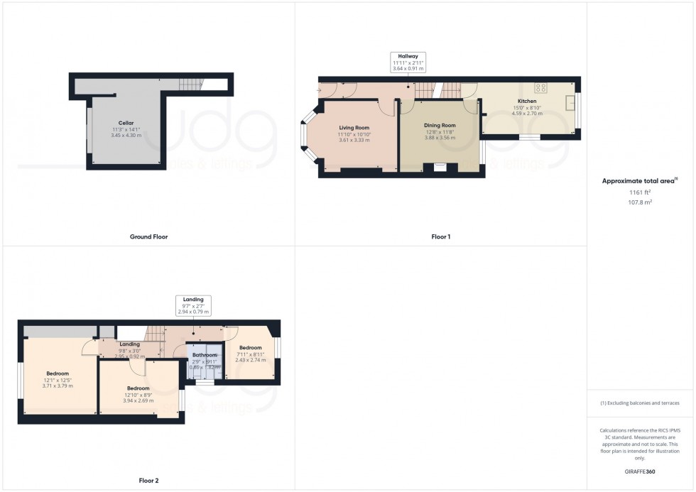 Floorplan for Vale Road, Lancaster, LA1