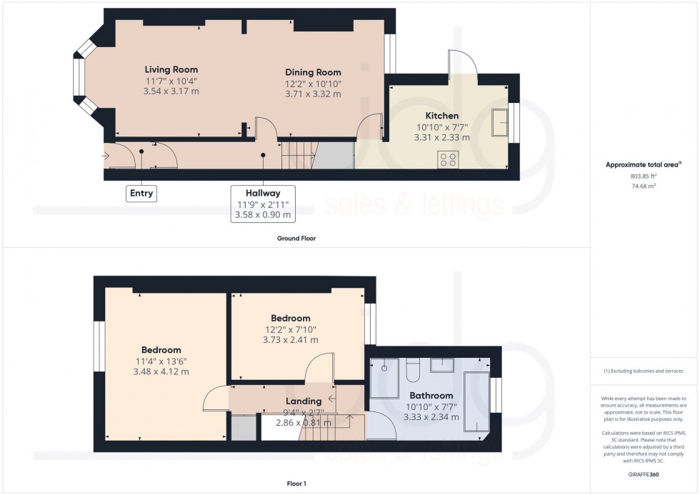 Floorplan for Willow Lane, Lancaster, LA1