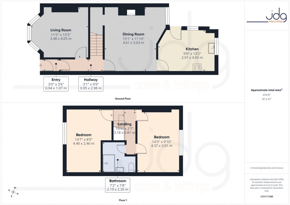 Floorplan for Ulster Road, Lancaster, LA1