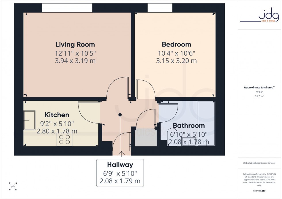 Floorplan for Bridge Road, Lancaster, LA1