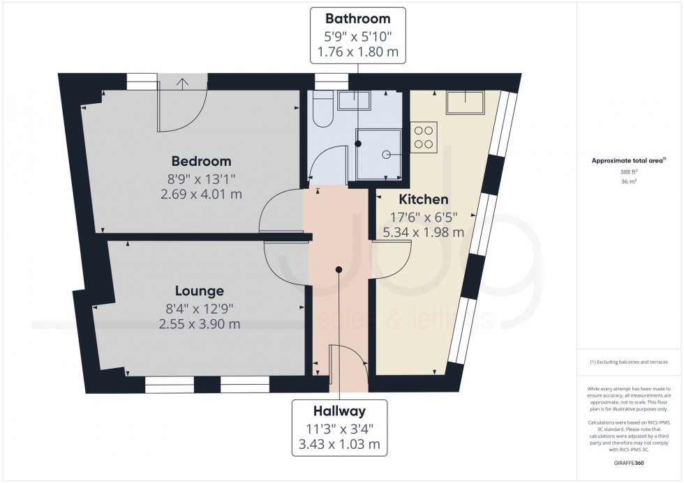 Floorplan for Main Street, Overton, LA3