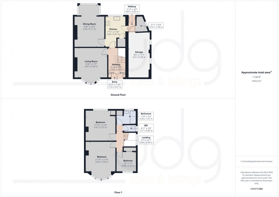 Floorplan for Yealand Drive, Lancaster, LA1