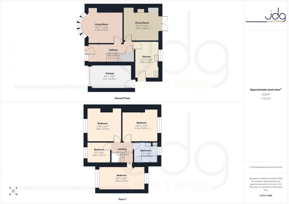 Floorplan for Clevelands Grove, Morecambe, LA3
