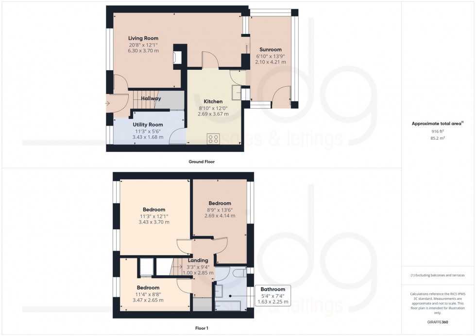 Floorplan for Patterdale Road, Lancaster, LA1