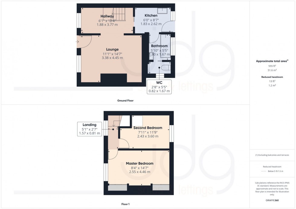 Floorplan for Croft Street, Morecambe, LA4