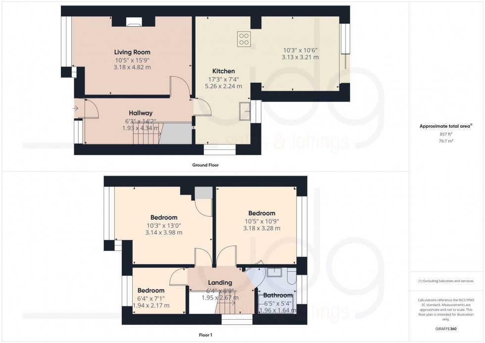 Floorplan for Wordsworth Avenue, Bolton Le Sands, LA5
