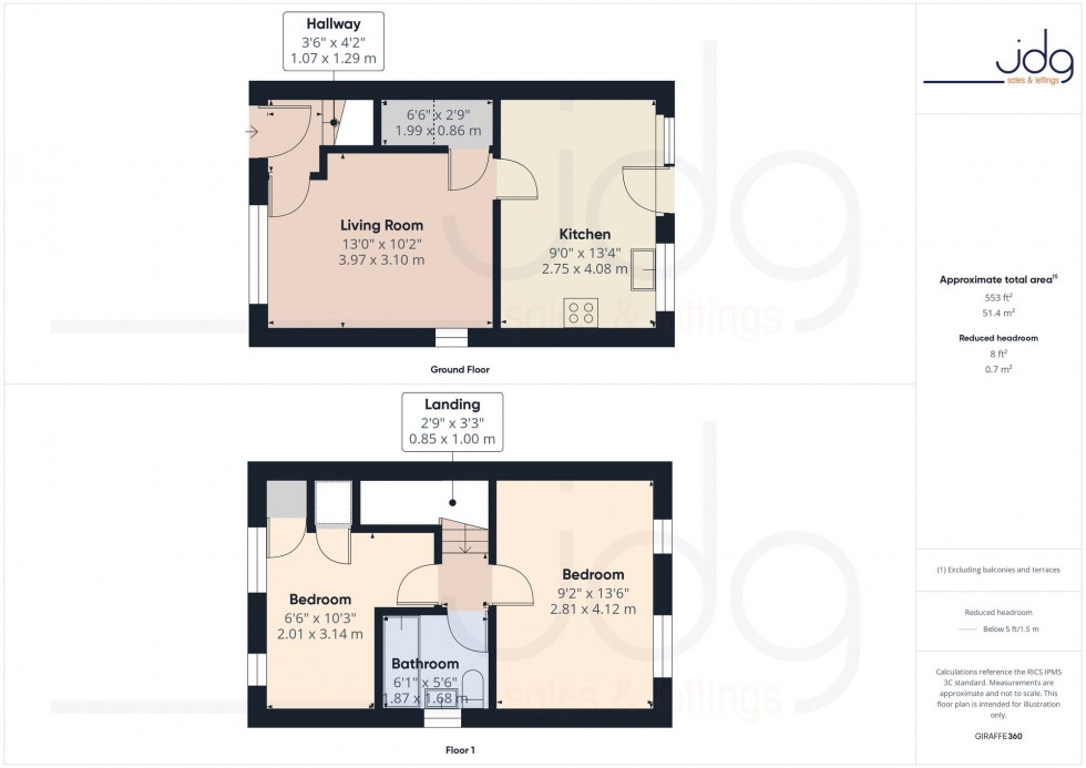 Floorplan for Wyresdale Gardens, Lancaster, LA1