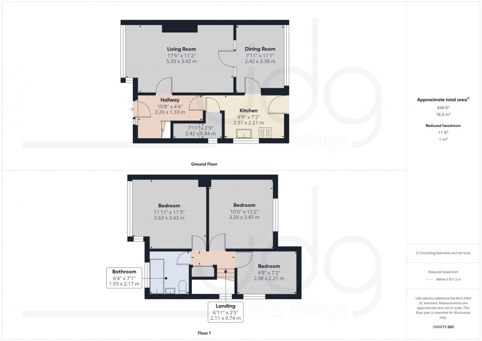 Floorplan for Wingate Saul Road, Lancaster, LA1