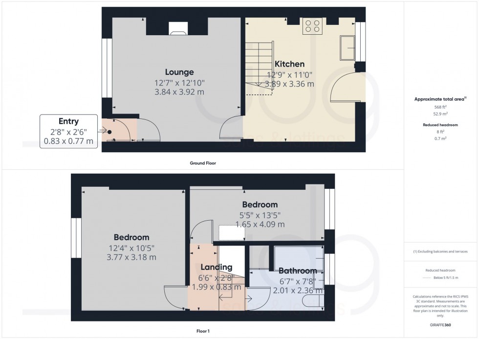 Floorplan for Trafalgar Road, Lancaster, LA1