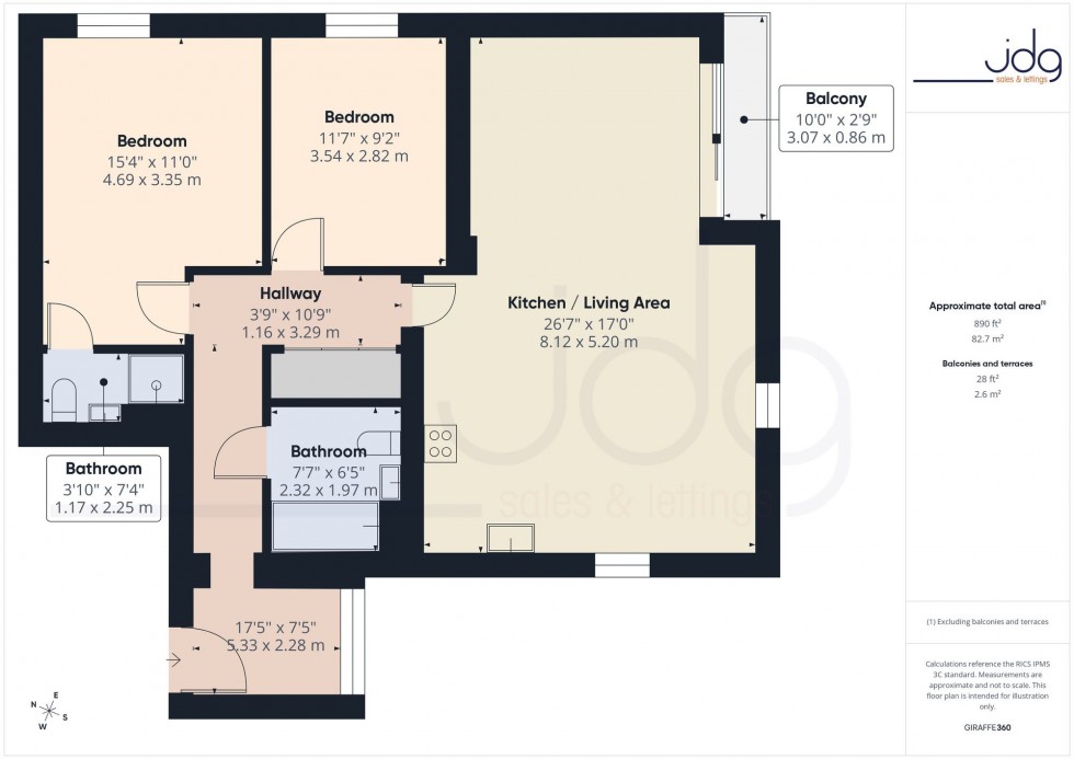 Floorplan for Aldcliffe Road, Royal View Aldcliffe Road, LA1