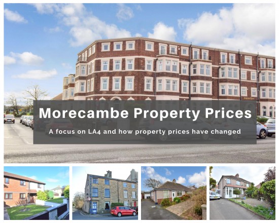 How have property prices changed in the Morecambe Property Market?