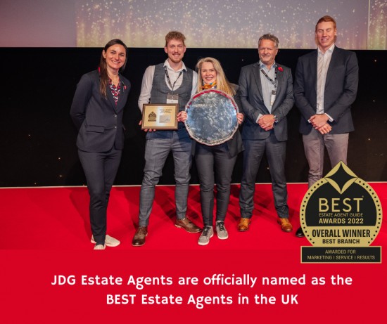 JDG Estate Agents are officially named as the BEST Agents in the UK