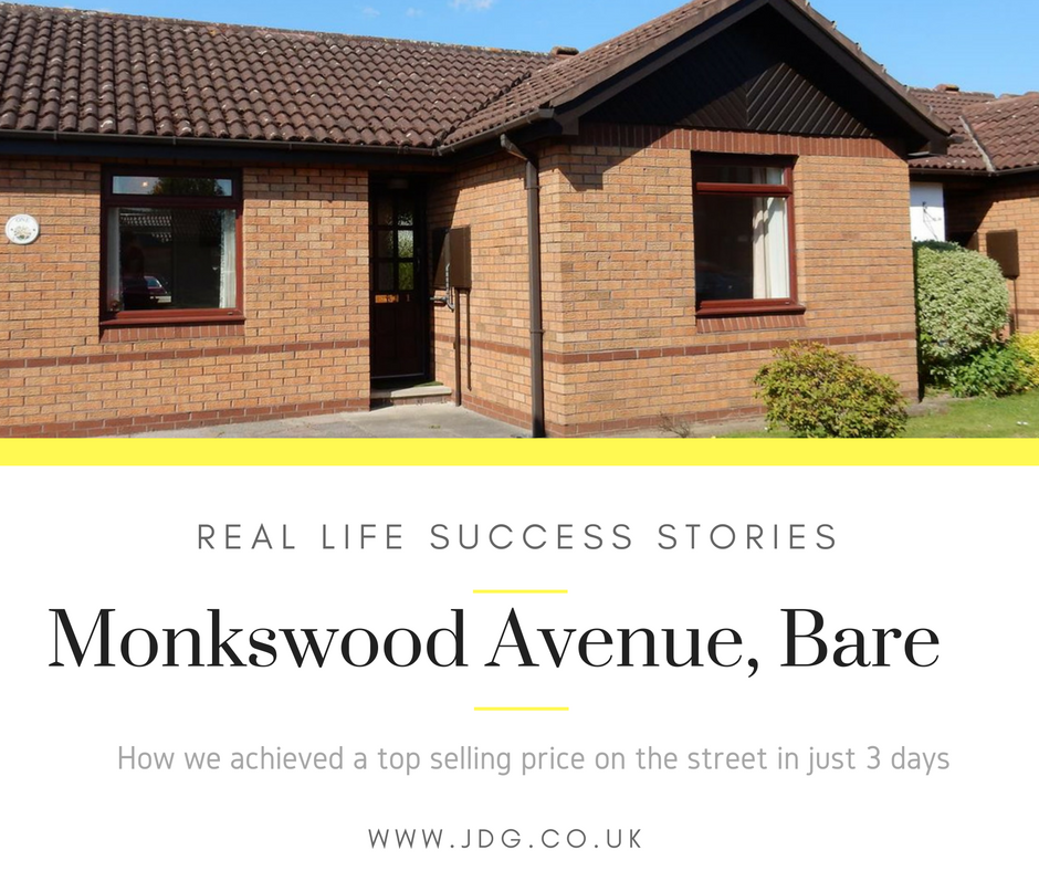 Case Studies. Monkswood Avenue, Bare JD Gallagher Estate Agents