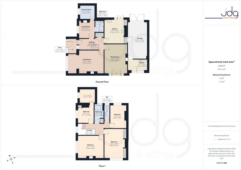Floorplan for Barley Cop Lane, Lancaster, LA1
