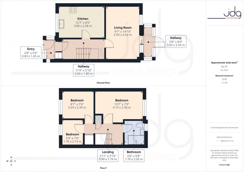 Floorplan for Wheatfield Court, Lancaster, LA1