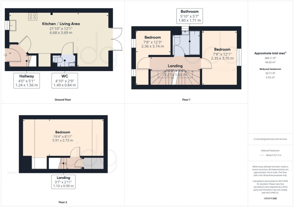 Floorplan for Booth Gardens, Lancaster, LA1