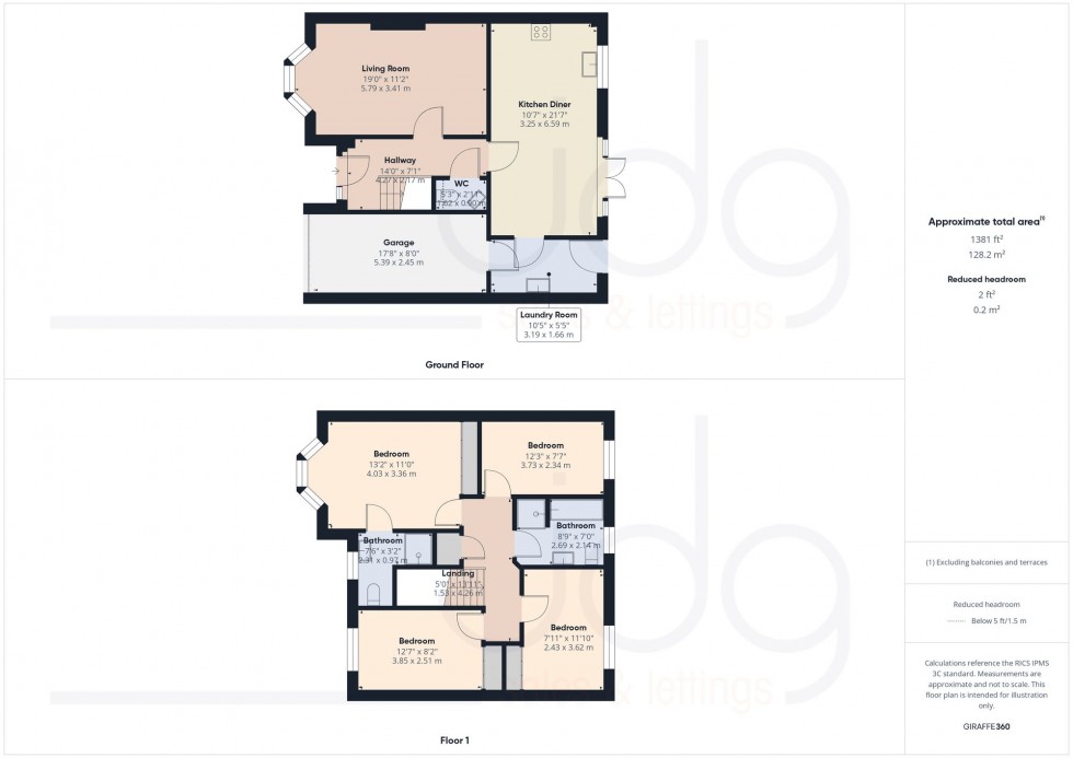 Floorplan for Armitage Way, Galgate, LA2